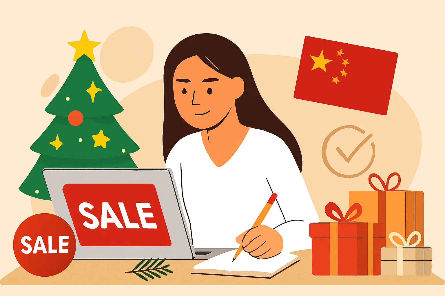 Новогодние распродажи на китайских площадках